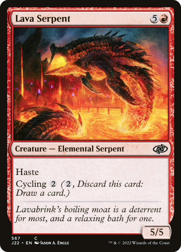 Magic: The Gathering - Lava Serpent - Jumpstart 2022