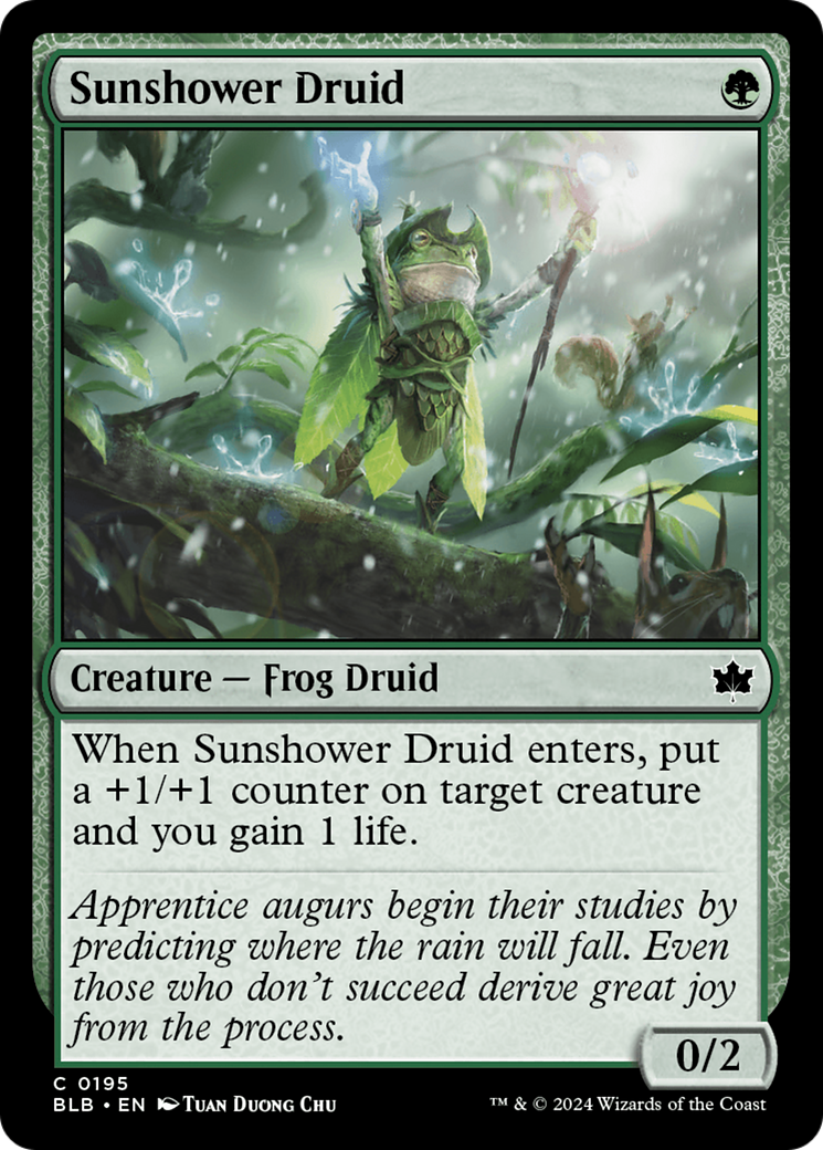Magic: The Gathering - Sunshower Druid Foil - Bloomburrow