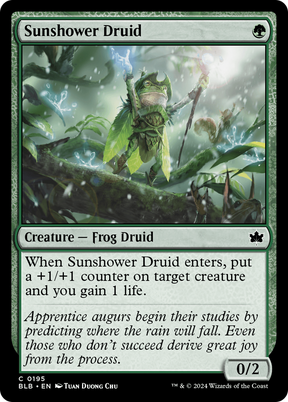 Magic: The Gathering - Sunshower Druid Foil - Bloomburrow