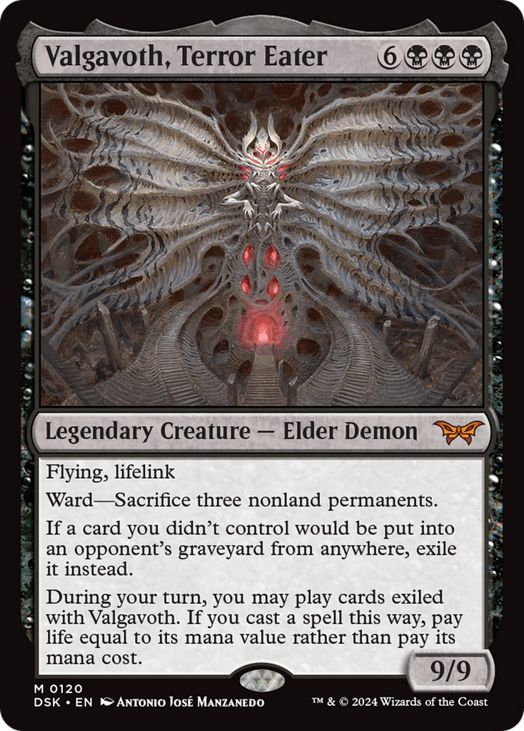 Magic: The Gathering - Valgavoth, Terror Eater Foil - Duskmourn: House of Horror