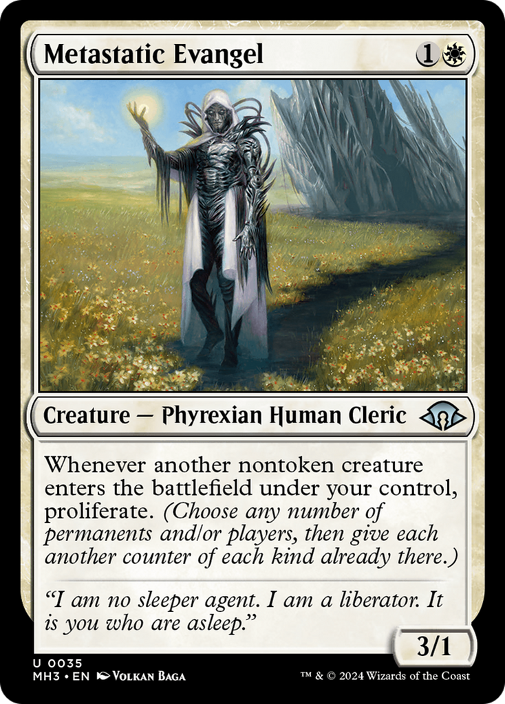 Magic: The Gathering - Metastatic Evangel Foil - Modern Horizons 3