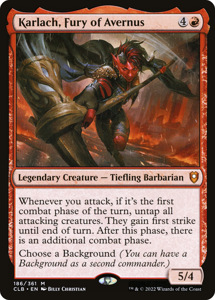 Magic: The Gathering - Karlach, Fury of Avernus - Commander Legends: Battle for Baldur's Gate