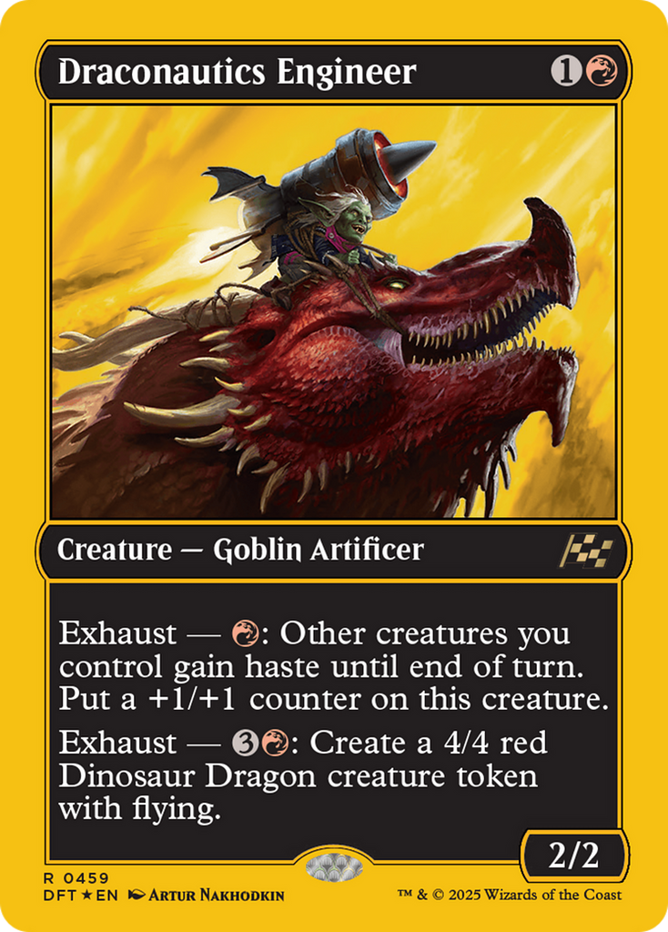 Magic: The Gathering - Draconautics Engineer Foil - Aetherdrift