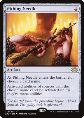 Magic: The Gathering - Pithing Needle - Double Masters 2022
