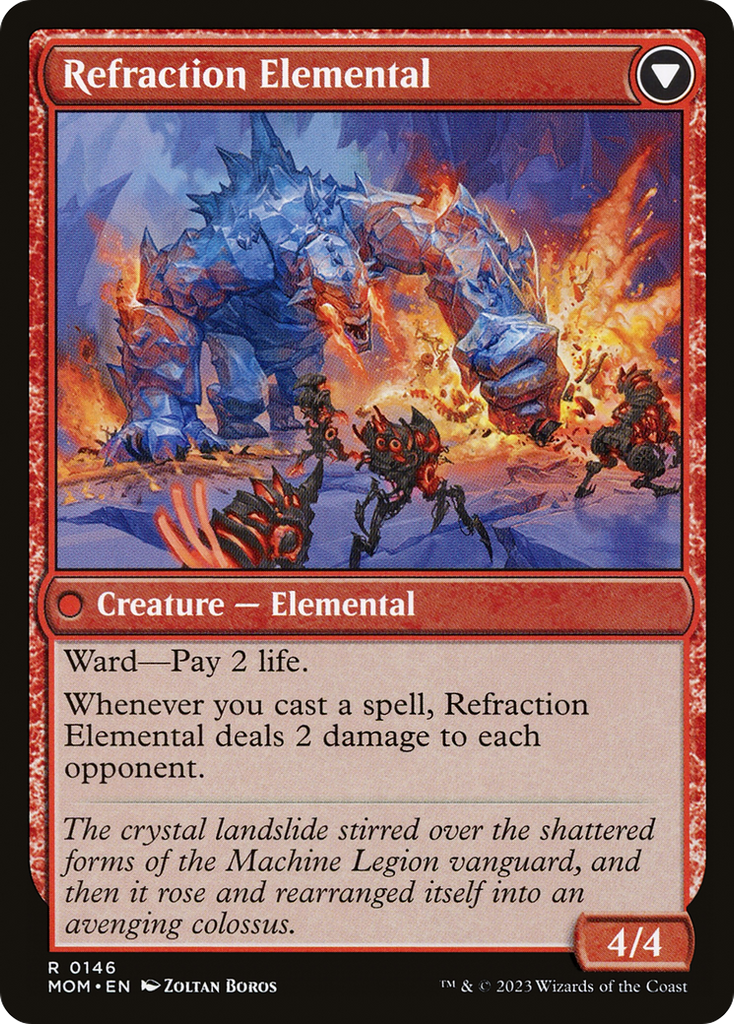 Magic: The Gathering - Invasion of Karsus // Refraction Elemental - March of the Machine