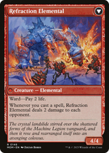 Magic: The Gathering - Invasion of Karsus // Refraction Elemental Foil - March of the Machine