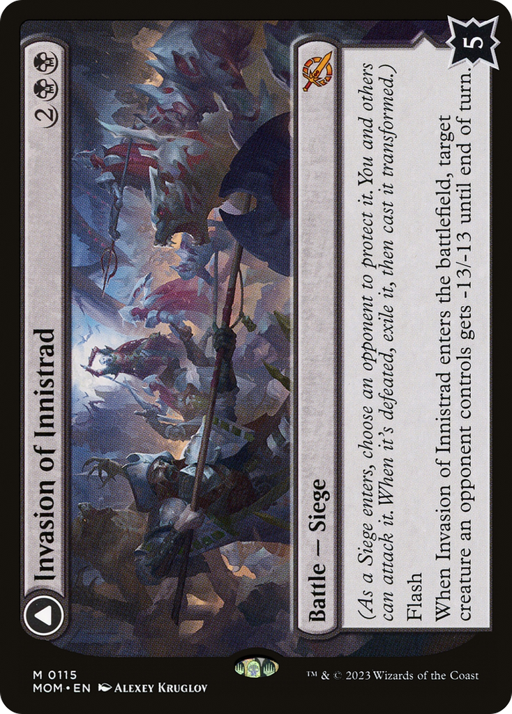 Magic: The Gathering - Invasion of Innistrad // Deluge of the Dead Foil - March of the Machine