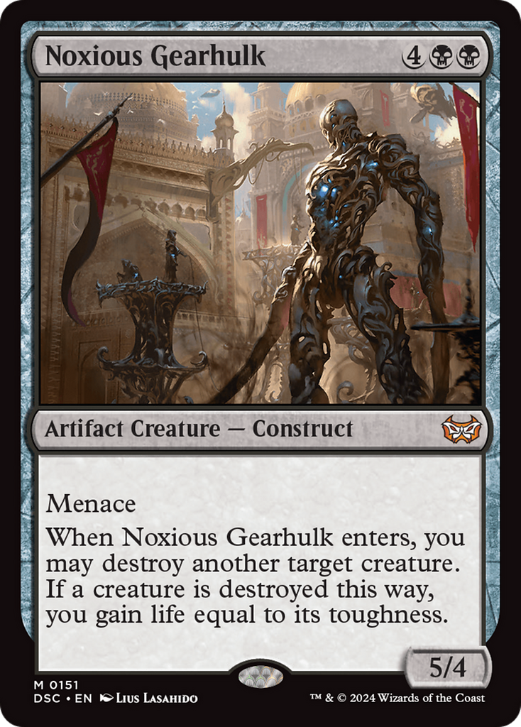 Magic: The Gathering - Noxious Gearhulk - Duskmourn: House of Horror Commander