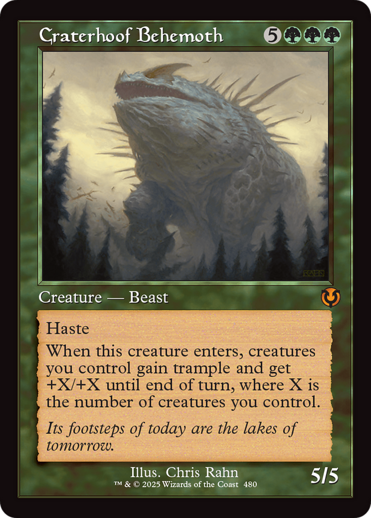 Magic: The Gathering - Craterhoof Behemoth - Innistrad Remastered