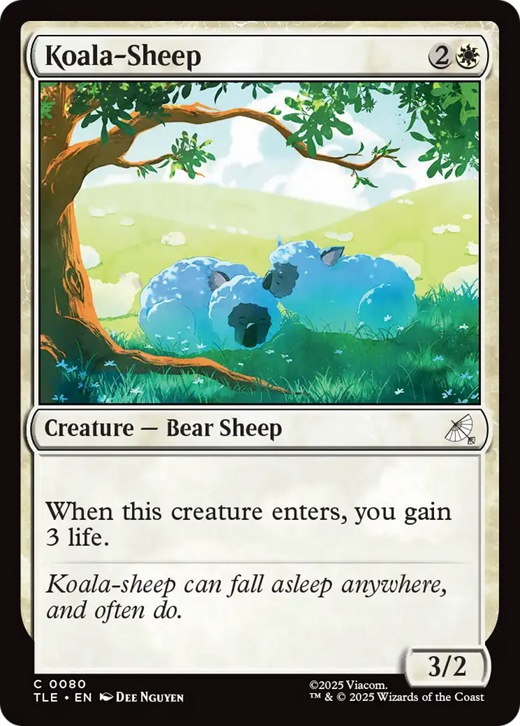 Magic: The Gathering - Koala-Sheep Foil - Avatar: The Last Airbender Eternal