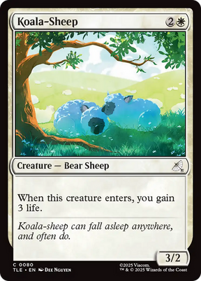 Magic: The Gathering - Koala-Sheep Foil - Avatar: The Last Airbender Eternal
