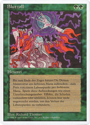 Magic: The Gathering - Blutzoll - Revised Edition