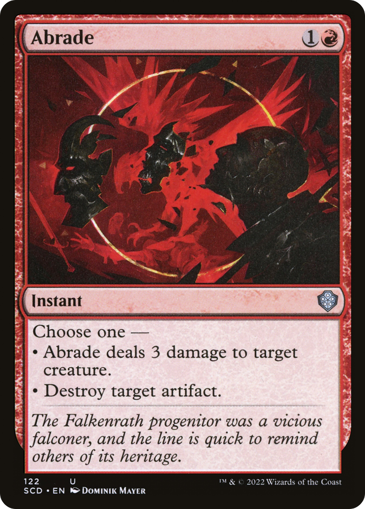 Magic: The Gathering - Abrade - Starter Commander Decks