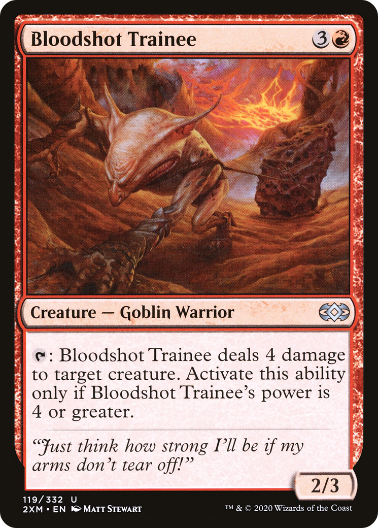 Magic: The Gathering - Bloodshot Trainee Foil - Double Masters