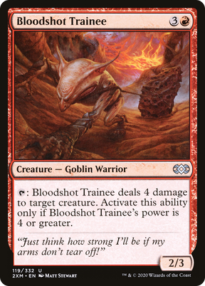 Magic: The Gathering - Bloodshot Trainee Foil - Double Masters