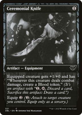 Magic: The Gathering - Ceremonial Knife Foil - Innistrad: Double Feature