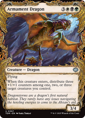 Magic: The Gathering - Armament Dragon Foil - Tarkir: Dragonstorm