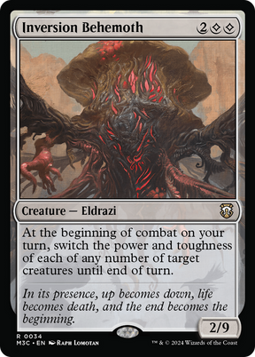 Magic: The Gathering - Inversion Behemoth - Modern Horizons 3 Commander