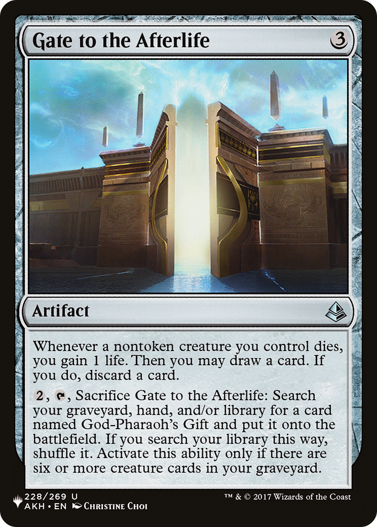 Magic: The Gathering - Gate to the Afterlife - The List