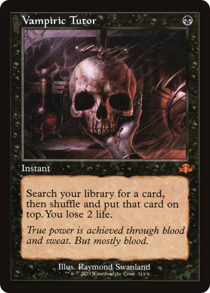 Magic: The Gathering - Vampiric Tutor - Dominaria Remastered