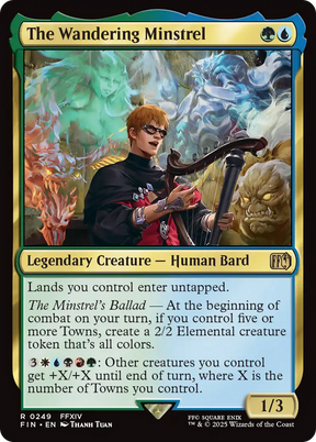 Magic: The Gathering - The Wandering Minstrel Foil - Final Fantasy