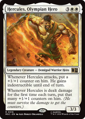 Magic: The Gathering - Hercules, Olympian Hero - Marvel Super Heroes Commander