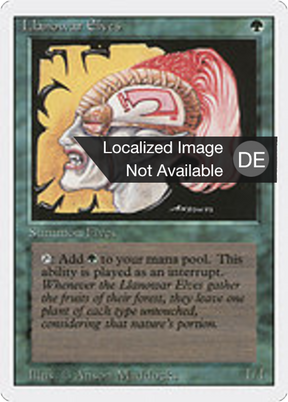 Magic: The Gathering - Llanowarelfen - Revised Edition