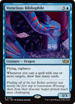 Magic: The Gathering - Voracious Bibliophile - Tarkir: Dragonstorm Commander