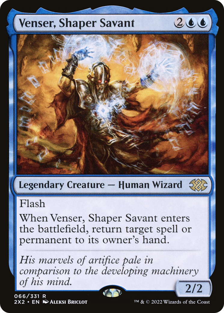 Magic: The Gathering - Venser, Shaper Savant - Double Masters 2022