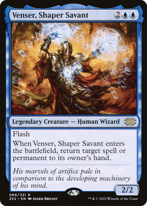Magic: The Gathering - Venser, Shaper Savant - Double Masters 2022