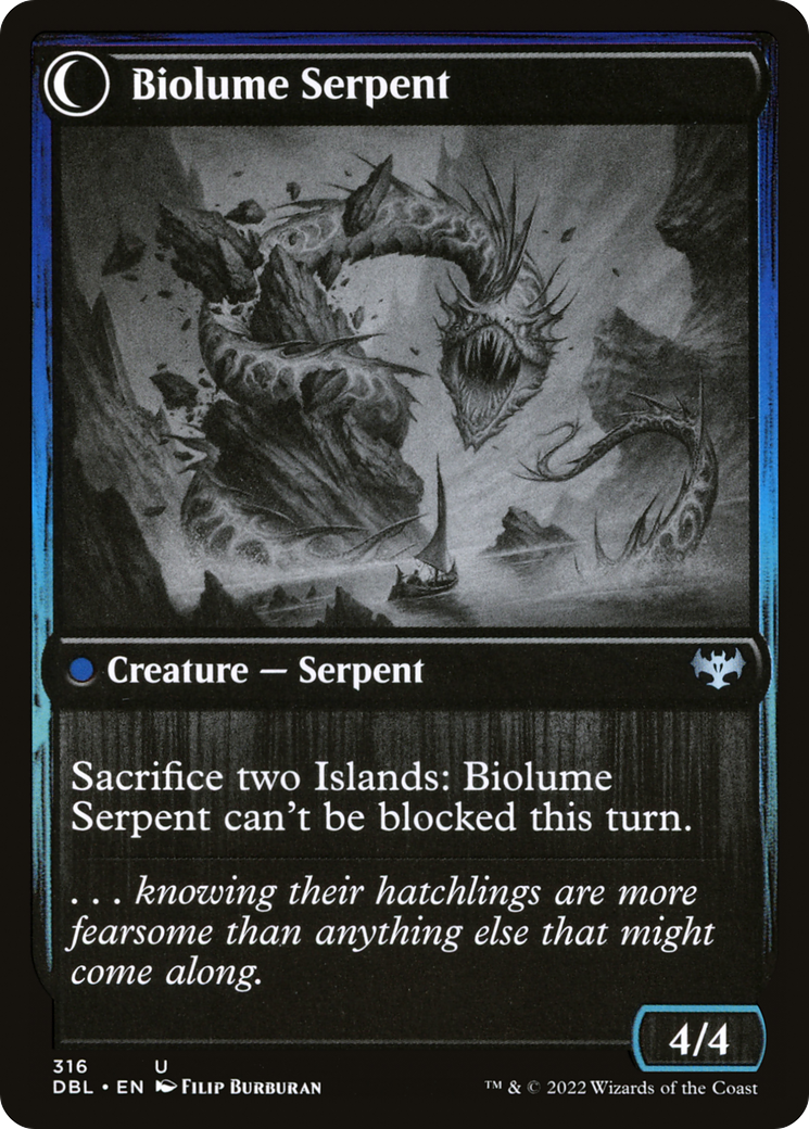 Magic: The Gathering - Biolume Egg // Biolume Serpent - Innistrad: Double Feature