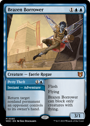 Magic: The Gathering - Brazen Borrower // Petty Theft - Wilds of Eldraine Commander