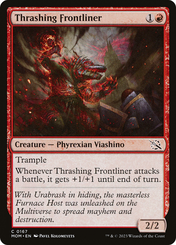 Magic: The Gathering - Thrashing Frontliner Foil - March of the Machine