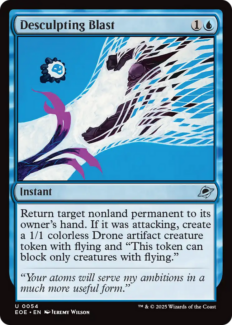 Magic: The Gathering - Desculpting Blast Foil - Edge of Eternities
