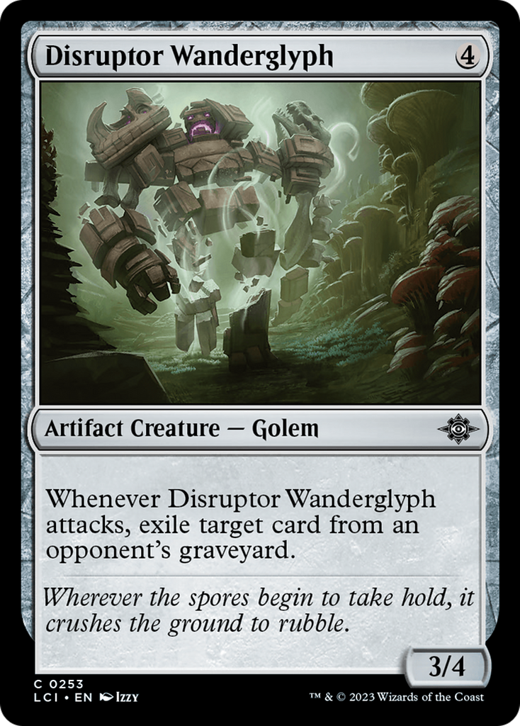 Magic: The Gathering - Disruptor Wanderglyph Foil - The Lost Caverns of Ixalan