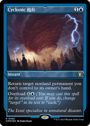 Magic: The Gathering - Cyclonic Rift Foil - Commander Masters