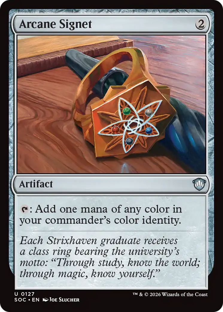 Magic: The Gathering - Arcane Signet - Secrets of Strixhaven Commander