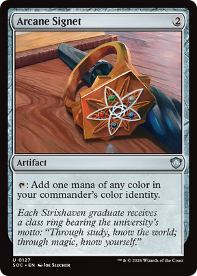 Magic: The Gathering - Arcane Signet - Secrets of Strixhaven Commander