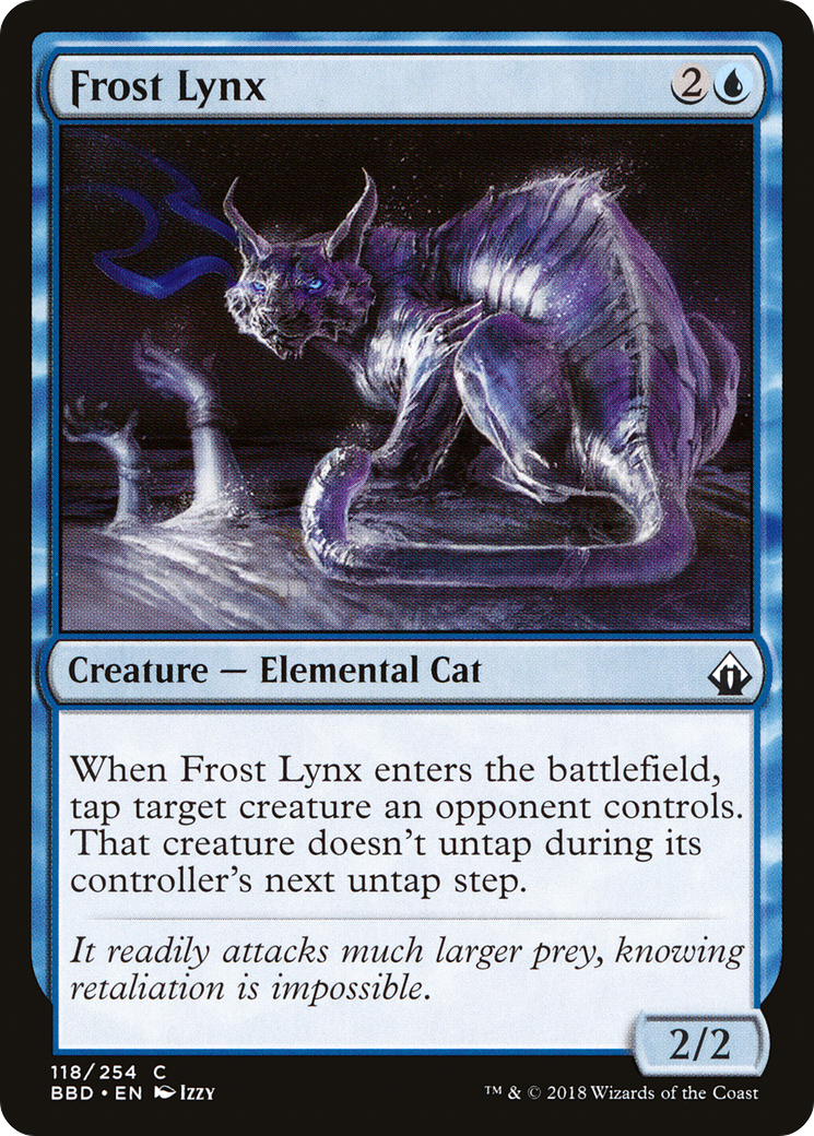 Magic: The Gathering - Frost Lynx Foil - Battlebond