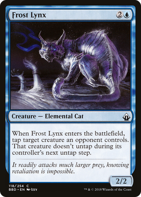 Magic: The Gathering - Frost Lynx Foil - Battlebond