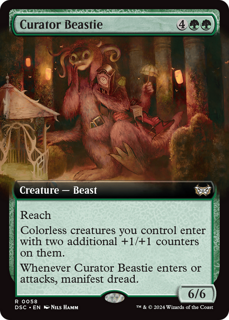 Magic: The Gathering - Curator Beastie - Duskmourn: House of Horror Commander