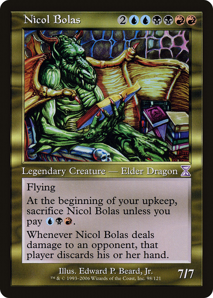 Magic: The Gathering - Nicol Bolas - Time Spiral Timeshifted