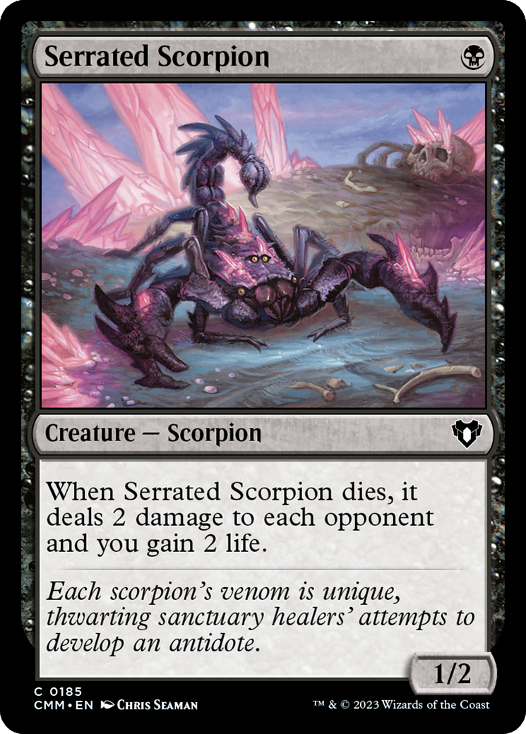 Magic: The Gathering - Serrated Scorpion - Commander Masters