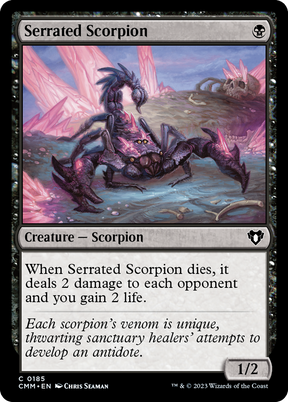 Magic: The Gathering - Serrated Scorpion - Commander Masters