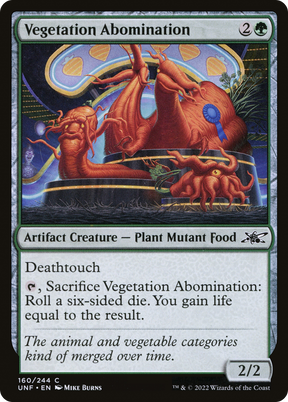 Magic: The Gathering - Vegetation Abomination - Unfinity