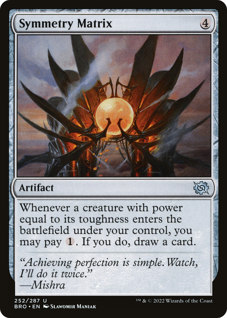 Magic: The Gathering - Symmetry Matrix Foil - The Brothers' War