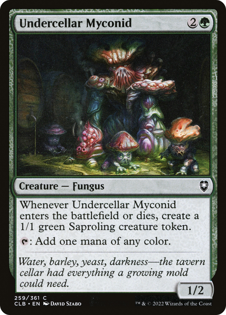 Magic: The Gathering - Undercellar Myconid - Commander Legends: Battle for Baldur's Gate