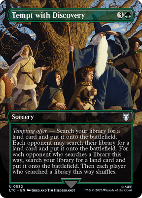 Magic: The Gathering - Tempt with Discovery Foil - Tales of Middle-earth Commander
