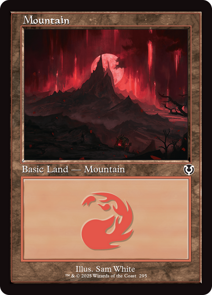 Magic: The Gathering - Mountain #295 Foil - Innistrad Remastered