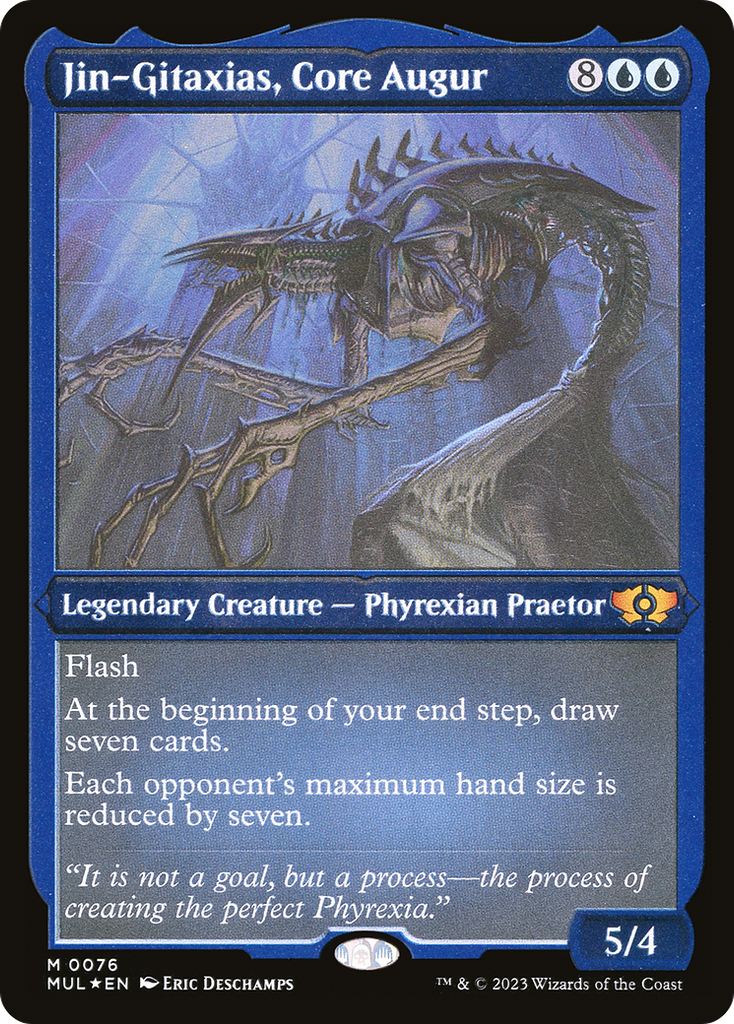 Magic: The Gathering - Jin-Gitaxias, Core Augur Foil - Multiverse Legends